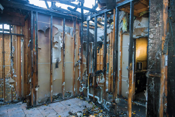 Professional Fire Damage Removal technician working in Bryn Mawr, PA